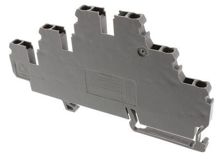 870-551 WAGO  870 Series Grey, 2.5mm², Triple-Level, Cage Clamp Termination