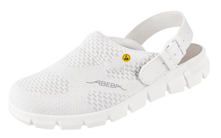 37329-36 Abeba 37329 Unisex White Clogs for hospitals and medical institutions, UK 3.5, EU 36