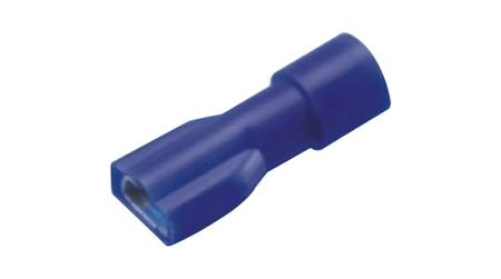 RND-465-00514 RND RND 465 Blue Insulated Female Spade Connector, Blade receptacle, 6.3 x 0.8mm Tab Size