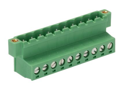 1825585 Phoenix Contact, 5.08mm Pitch, IC 2.5/10-STGF-5.08, 10 Way, , Pluggable Terminal Block, Inverted Plug, Cable Mount,