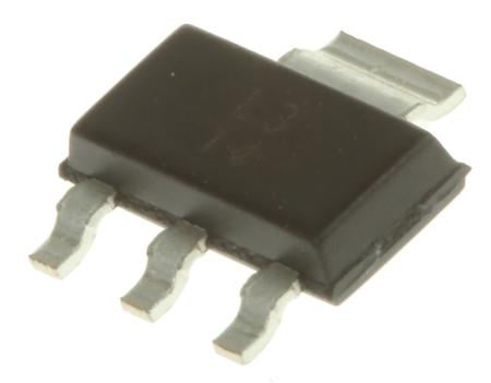 LM317DCY Texas Instruments , 5-Channel Linear, Voltage Regulator, 1.5 A, 37 V, SOT-223 3-Pin