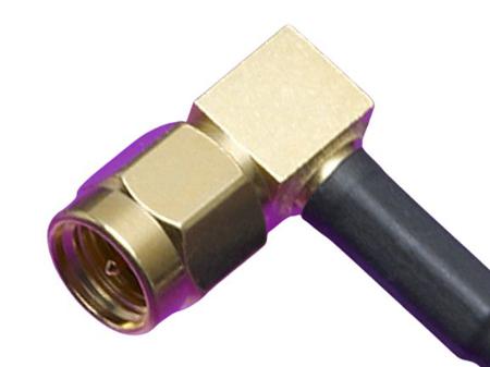 733910230 Molex 73391 Series Plug Cable Mount SMA Connector, Solder Termination, Right Angle Body