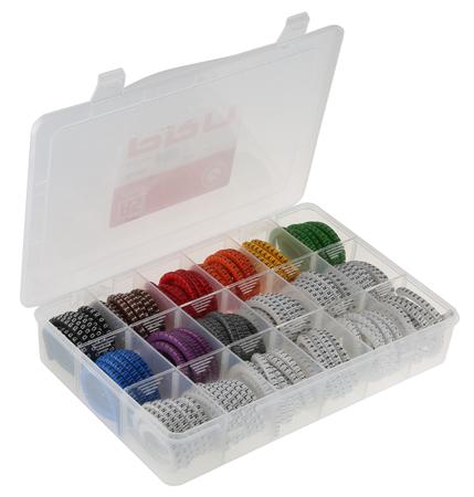 914-0602 RS Pro Slide On Cable Marking Kit, 0.75 → 3.5mm, 4500 Markers