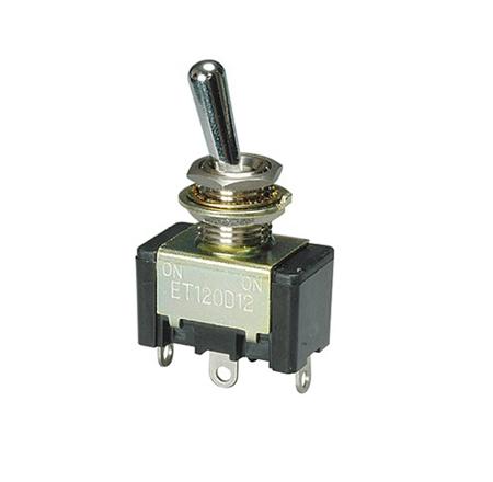 ET115A12-Z Nidec Components Toggle Switch, PCB Mount, On-Off, SPDT, Solder Terminal