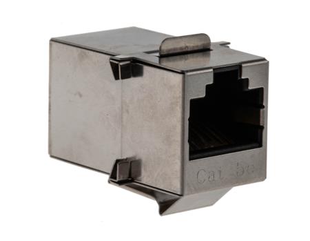 1689064 Phoenix Contact VS-08-BU-RJ45/BU Series Single-Port RJ45 Modular Coupler, Cat5e, Shielded