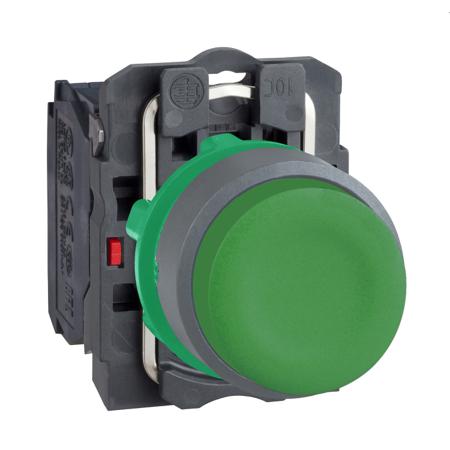 XB5AP31C0 Schneider Electric XB5 Series Push Button, 22mm Cutout, 1 NO, 600V, IP66, IP67