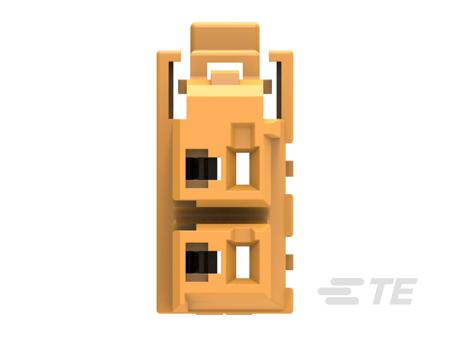 2371224-4 TE Connectivity Compact Power Connector Free Hanging (In Line) Plug, 2, Crimp Termination, 10A, 300 V AC
