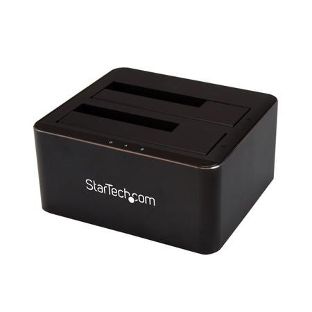 SDOCK2U33V StarTech.com USB 3.0 Hard Drive Docking Station for 2 Drives SATA Hard Drive 2.5 x 3.5in