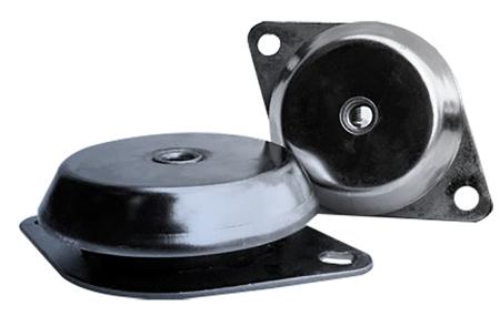126-3868 RS Pro Round M16 Stainless Steel Anti-Vibration Mount 800kg Compression Load ,155mm dia. Natural Rubber