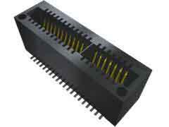 MEC1-130-02-S-D-A Samtec MEC1 Series Vertical Female Edge Connector, Surface Mount, 60-Contacts, 1mm Pitch, 2-Row, Solder Termination