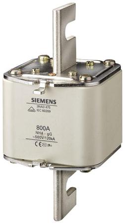 3NA3475 Siemens 800A NH Fuse, NH4, 400 - 500V ac/dc