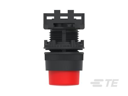 IPE22EXRD TE Connectivity ALCOSWITCH Series Push Button Switch, Momentary, Panel Mount, 22.5mm Cutout, IP65