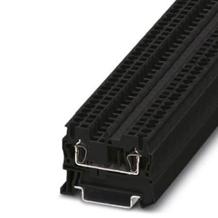 3037122 Phoenix Contact  ST 2.5 BK Series Black, 2.5mm², Single-Level, Spring Clamp Termination