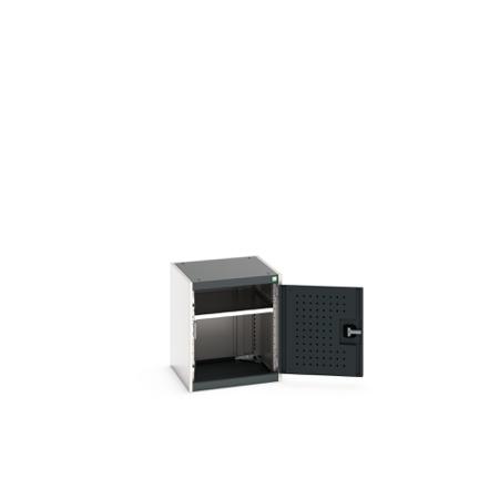 40010095.19V Bott 1 Door Sheet Steel Cupboard, 525 x 525 x 600mm