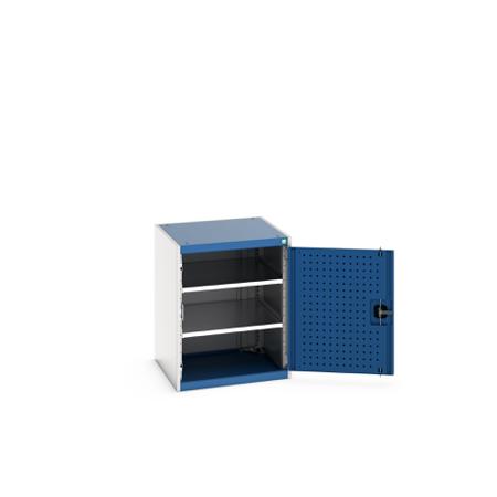 40019120-11V Bott 1 Door Sheet Steel Floor Standing Cupboard, 650 X 650 X 800mm