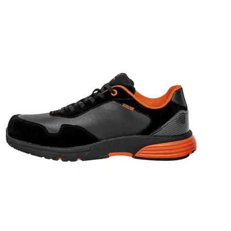07SLAMER9834PT38 Parade Slamer Unisex Black Composite  Toe Capped Low safety shoes, UK 5, EU 38