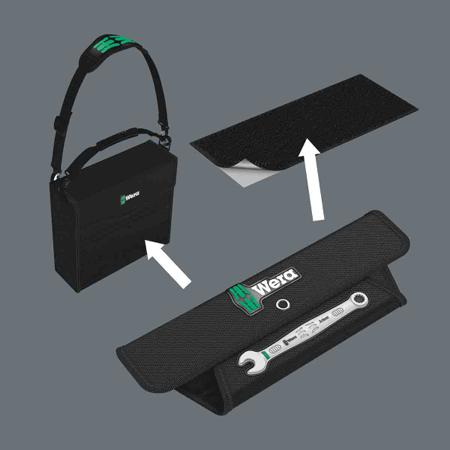 05020230001 Wera 5 Piece Chrome Molybdenum Steel Ring Spanner Set