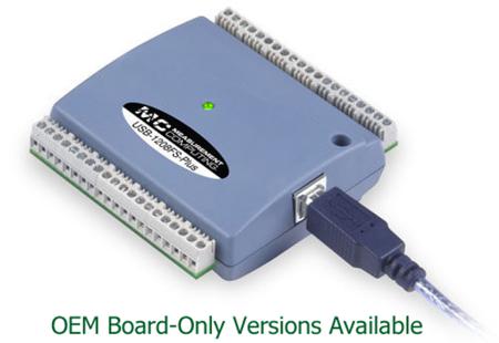 6069-410-061 Digilent MCC USB-1208FS Plus Data Acquisition, 12 Channel(s), USB, 50ksps, 12 bits