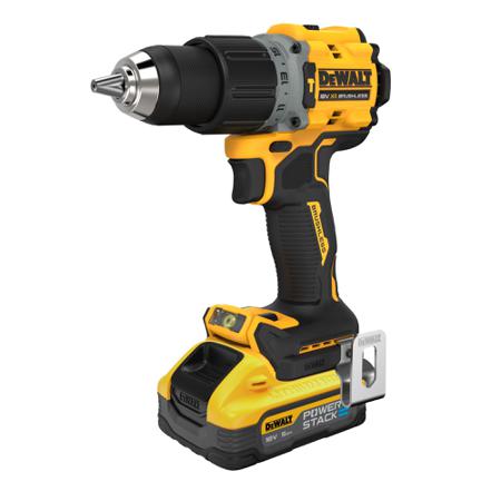 DCD805H2T-QW DeWALT XR POWERSTACK 18V Cordless Hammer Drill Li-Ion, Euro Plug