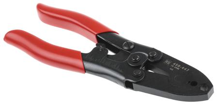 456-447 RS Pro Ratchet Crimping Tool, BNC, UHF, Minimum RG62, Maximum RG59