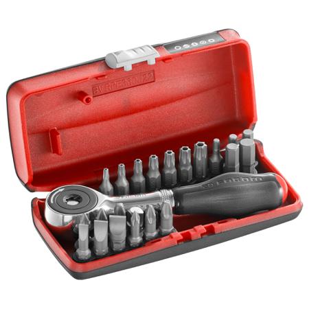 R.PE360J22PB Facom 22 Pieces, Hexagon, Phillips, Pozidriv, Slotted, Torx