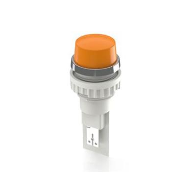 1.63.018.001/1402 RAFI Yellow Push Button Lamp for Use with Push Button