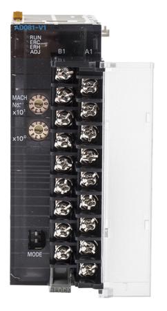 CJ1W-AD081-V1 Omron PLC I/O Module for use with SYSMAC CJ Series, SYSMAC CP1H Series, SYSMAC CP1L Series, 90 x 31 x 65 mm, Analogue,