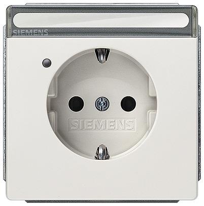 5UB1854 Siemens 5UB18 White Electrical Socket, 16A, Schuko