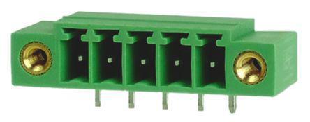 874-5335 RS Pro 155 Series 3.5mm Pitch Right Angle PCB Terminal Block, PCB Header, PCB, 5 Way