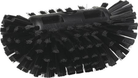 70379 Vikan Hard Bristle Black Scrubbing Brush, 40mm bristle length, Polyester bristle material