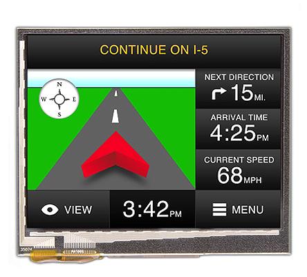 DT035BTFT-PTS Displaytech  TFT LCD Colour Display / Touch Screen, 3.5in, 320 x 240pixels