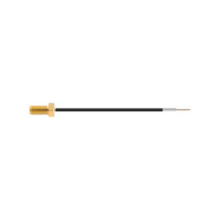 CAB-0125 Taoglas CAB.0125 Series Female SMA to Female Bare End, 150mm, RG174 Coaxial, Unterminated