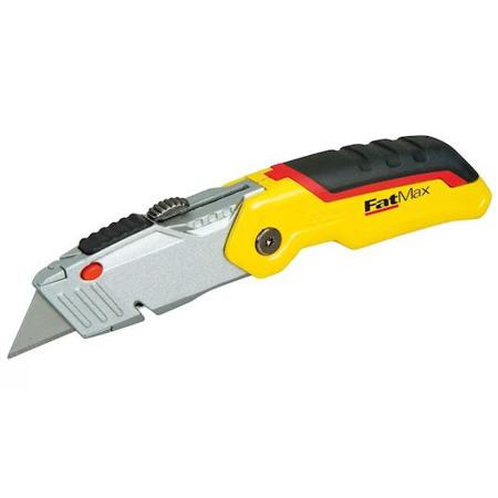 0-10-825 Stanley , Retractable Folding; Utility Trimming Knife with 140mm Standard Blade