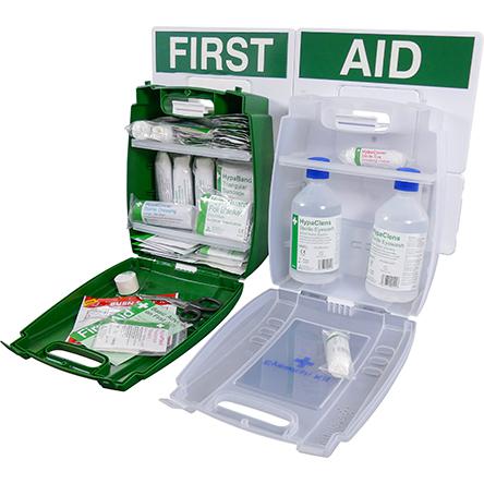 222-3781 Wall Mounted First Aid & Eyewash Kit for 1 → 24 people
