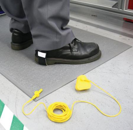 AS060003 Grey Floor ESD-Safe Mat, 18.3m x 900mm x 9mm
