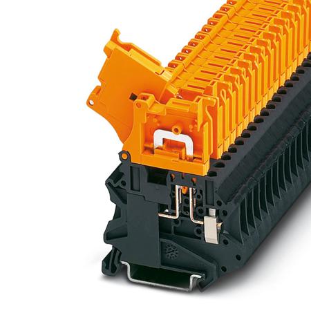 3046252 Phoenix Contact UT Series UT 4-HEDI-P/P Disconnect Terminal Block, 2-Way, 20A, 26-10-2020 AWG Wire, Screw Termination