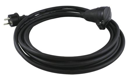 CORNF3G1513 S2Ceb-Groupe Cae Straight CEE 7/7 Plug to 2P+E Female; Male Extension Lead, 3m