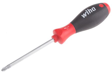 00759 Wiha Phillips  Screwdriver, PH2 Tip, 100 mm Blade, 218 mm Overall