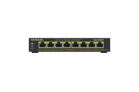 GS308EP-100UKS Netgear , Managed, Smart 8 Port Ethernet Switch With PoE