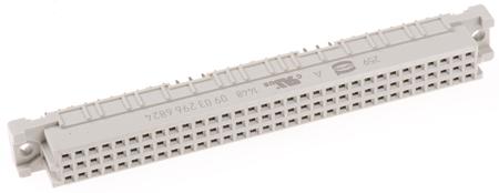 09032966824 HARTING 96 Way 2.54mm Pitch, Type C Class C2, 3 Row, Straight DIN 41612 Connector, Socket