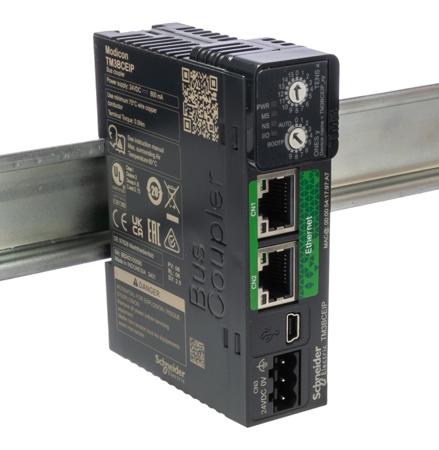 TM3BCEIP Schneider Electric Bus Coupler PLC I/O Module For Use With Modicon TM3 - 2 Input, 2 Output