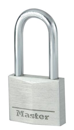 9140EURDLFCC Master Lock Padlock Weatherproof Aluminium Padlock, Keyed Alike, 6mm Shackle, 40mm Body