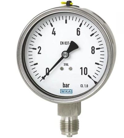 48683409 WIKA G 1/4 Dial Pressure Gauge 2.5bar, , 0bar min.