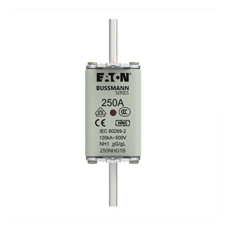 250NHG1B Eaton 250A NH Fuse, NH1, 500V