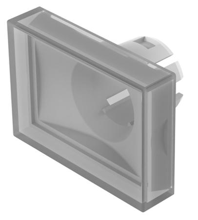 51-901.9 EAO White Rectangular Push Button Lens for Use with Push Button