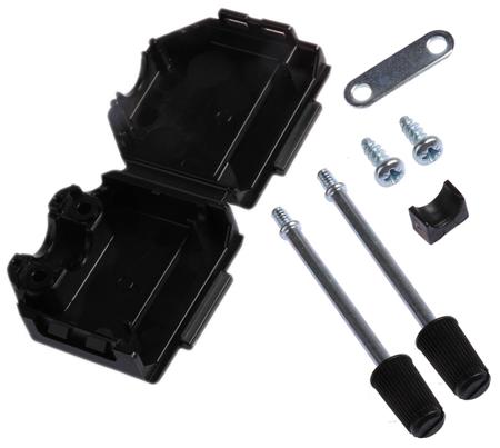 86303637BLF Amphenol Communications Solutions Nylon D Sub Backshell, 9 Way