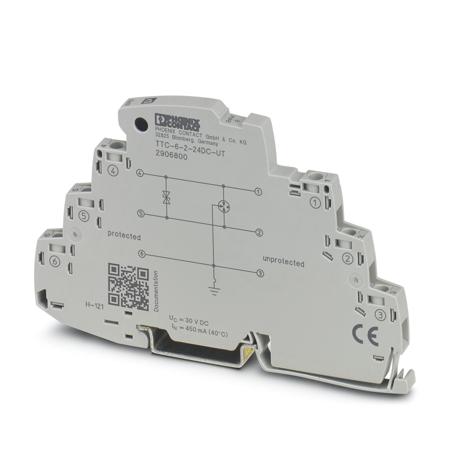 2906800 Phoenix Contact Surge Protector, DIN Rail Mount