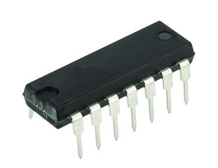 SN74HCT04N Texas Instruments  Hex CMOS Inverter, 14-Pin PDIP