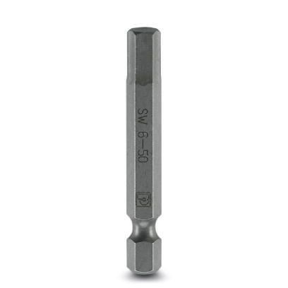 1212650 Phoenix Contact Hexagon Screwdriver Bit, 6 mm Tip