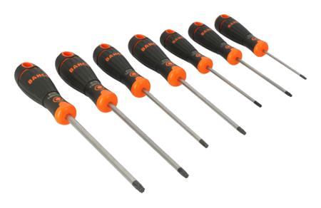 B219.027 Bahco Straight Insulated Screwdriver, 7-Piece